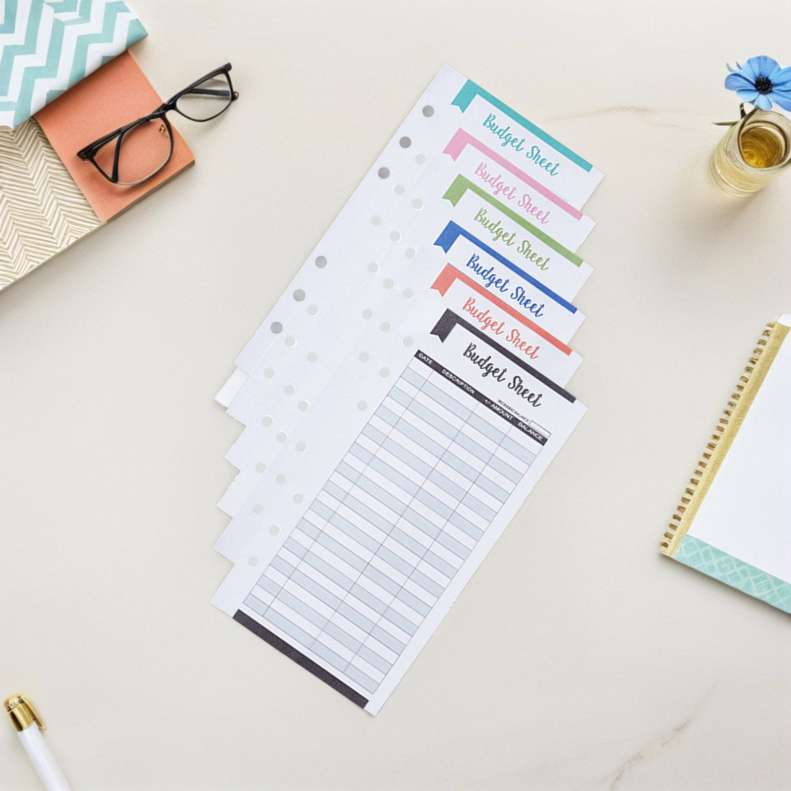24Pcs Budget Planner Cards Bud - Home Office Budget ulasan dan harga
