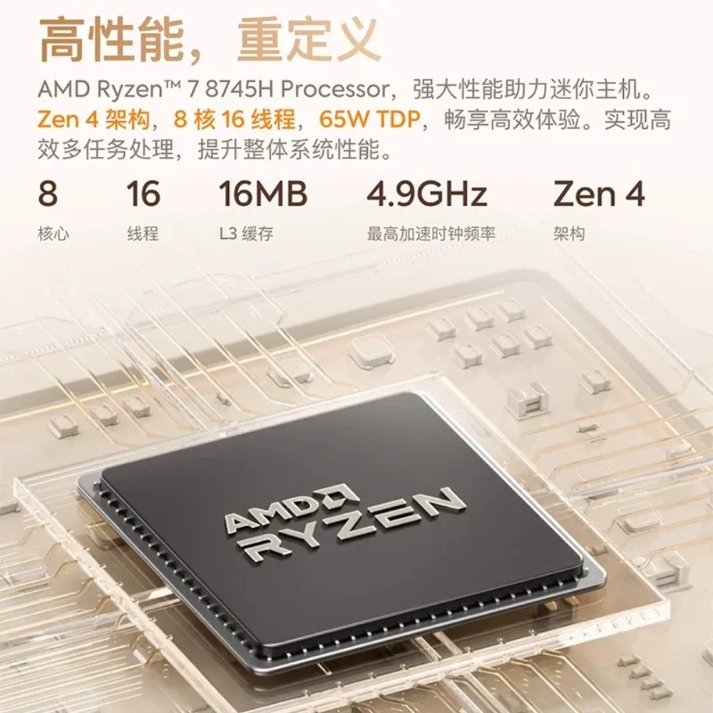 Mingfan UM870 Slim Ryzen R7-87 - Home Office Design ulasan dan harga