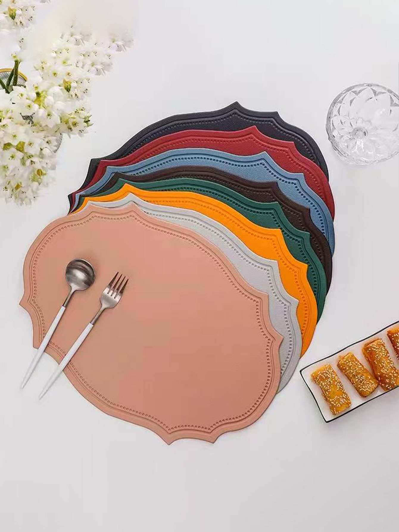 Leather Placemat Ins Style Din - Desk Mat Leather ulasan dan harga