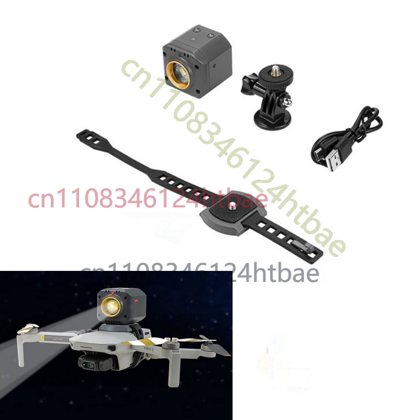 LED Searchlight Night Light fo - Zoom Lighting Kit ulasan dan harga