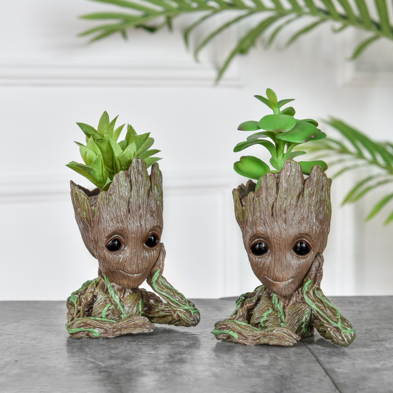 Baby Groot Flower Pot Home Dec - Home Office Romance Manga ulasan dan harga