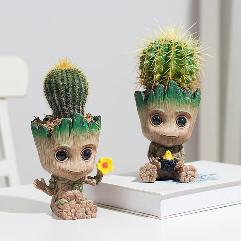 Baby Groot Flower Pot Home Dec - Home Office Romance Manga ulasan dan harga