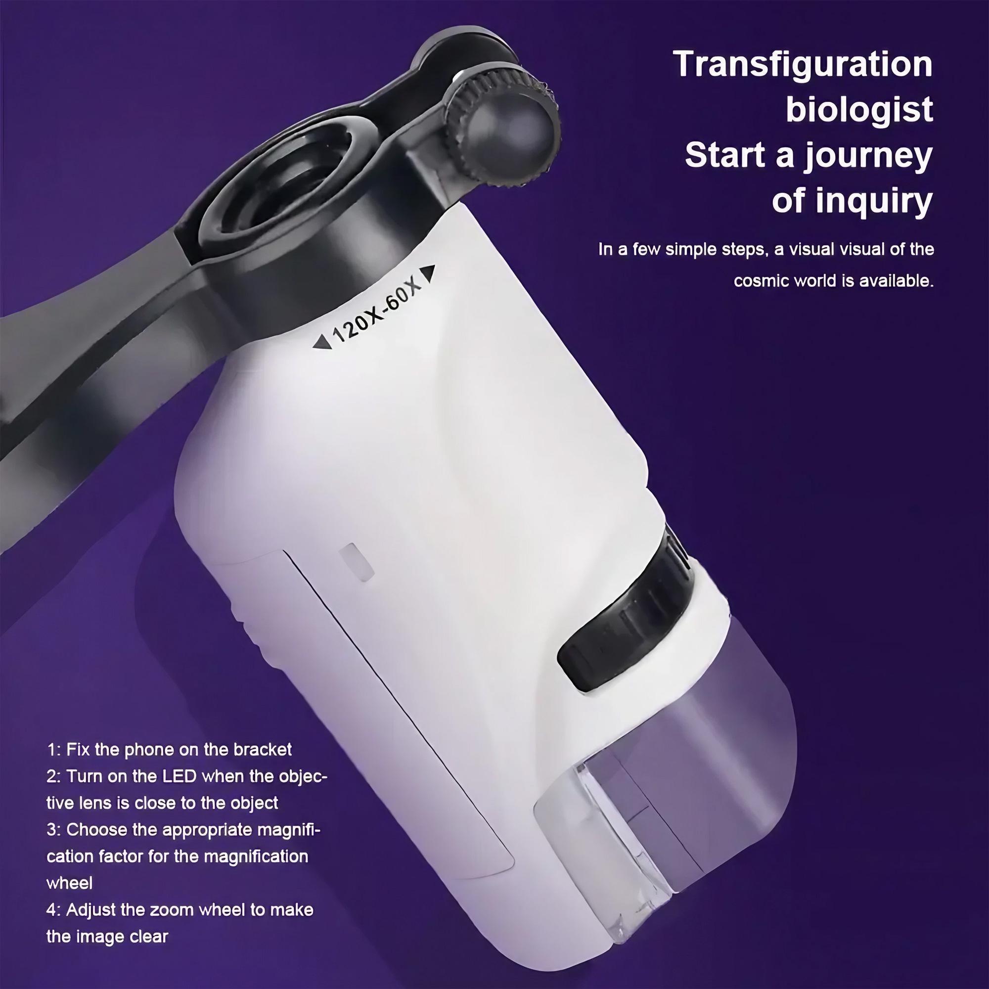 Kids Microscope Pocket Microsc - Zoom Lighting Kit ulasan dan harga