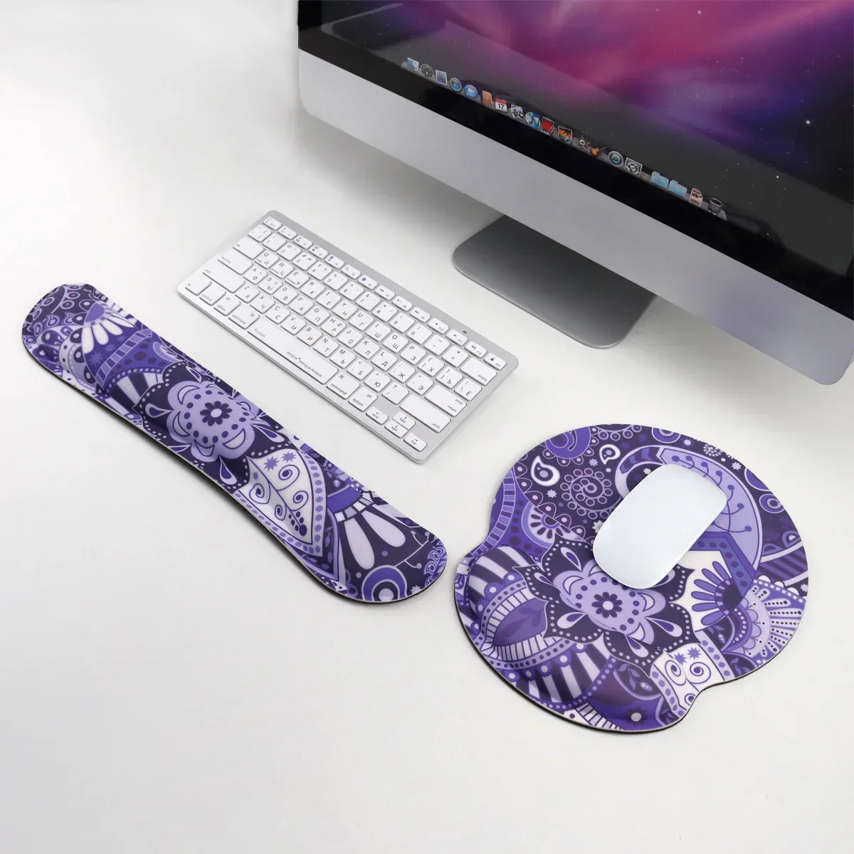 Non-Slip Mouse Pad Portable Si - Wrist Rest Pad ulasan dan harga