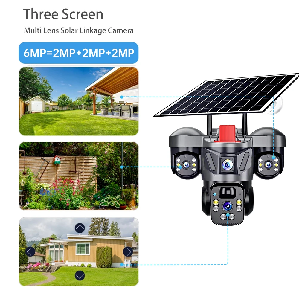KERUI Outdoor PTZ 6MP 4G SIM W - Home Office Zoom ulasan dan harga