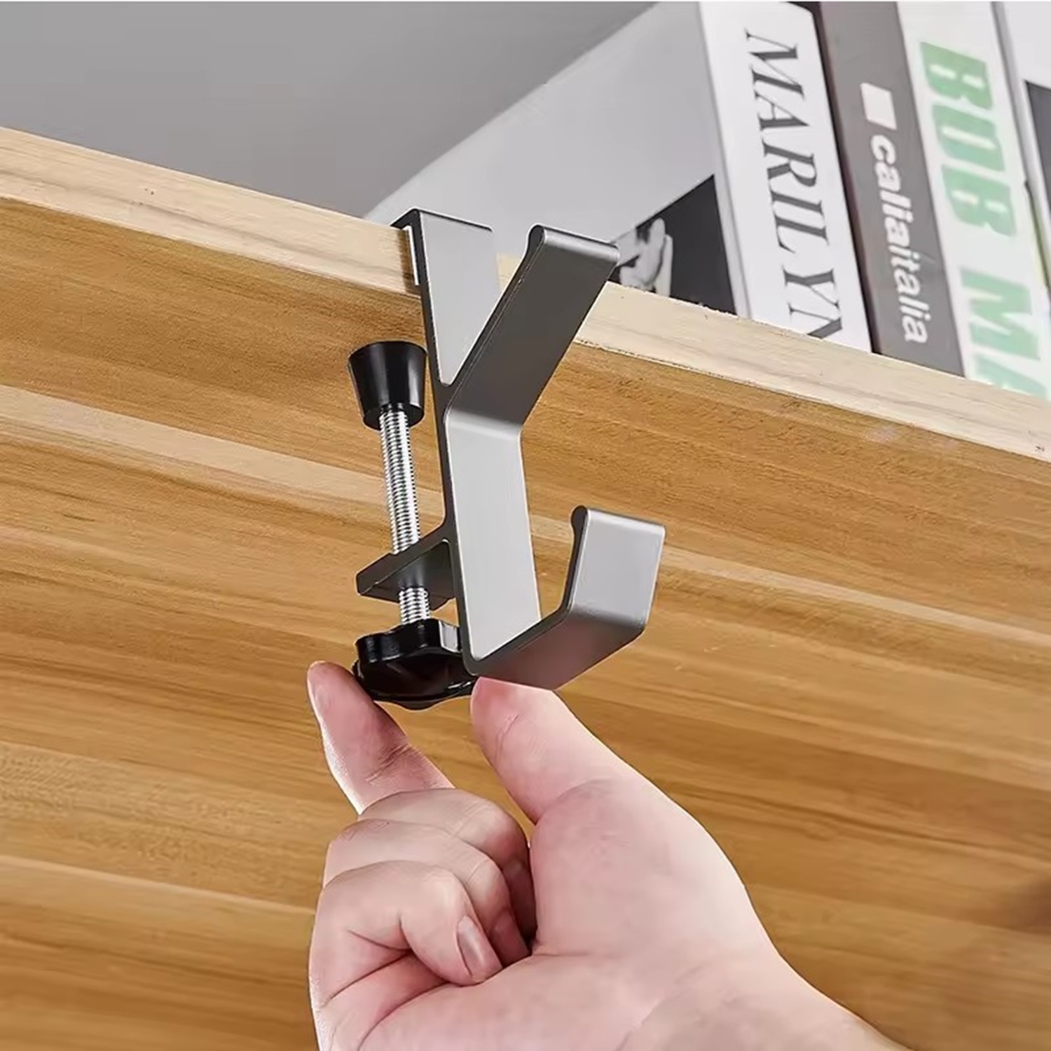 1/2pc Adjustable Desk Edge Hoo - Home Office Headset ulasan dan harga