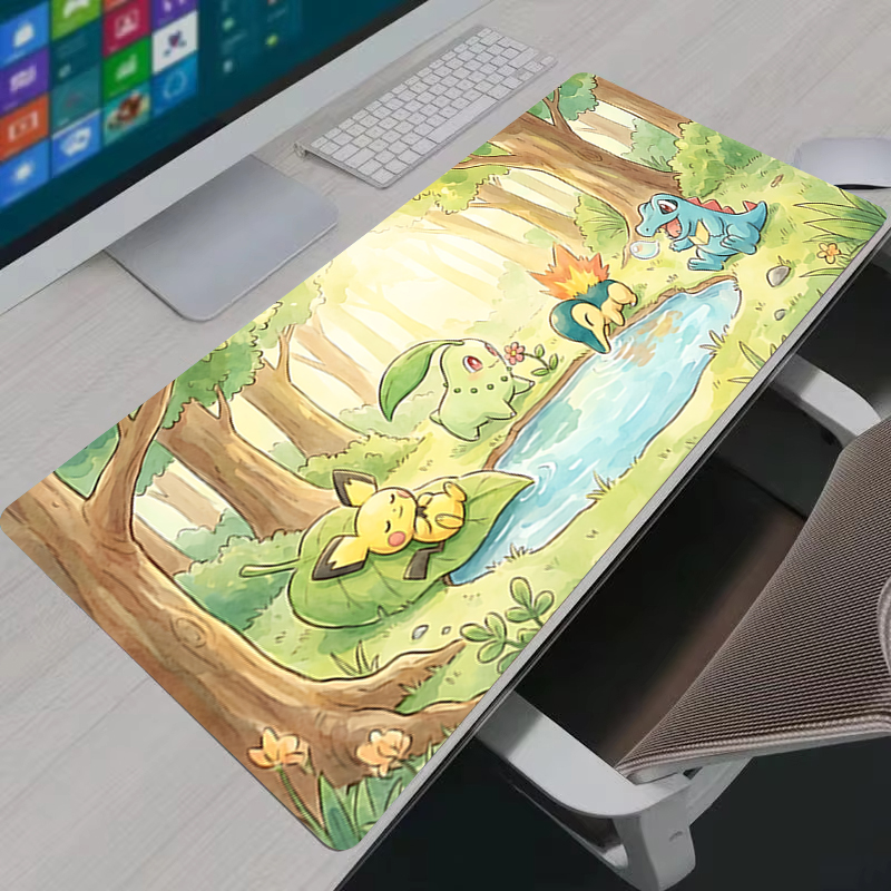 Mouse Pad Anime PC Gamer Cabin - Home Office Keyboard And Mouse ulasan dan harga