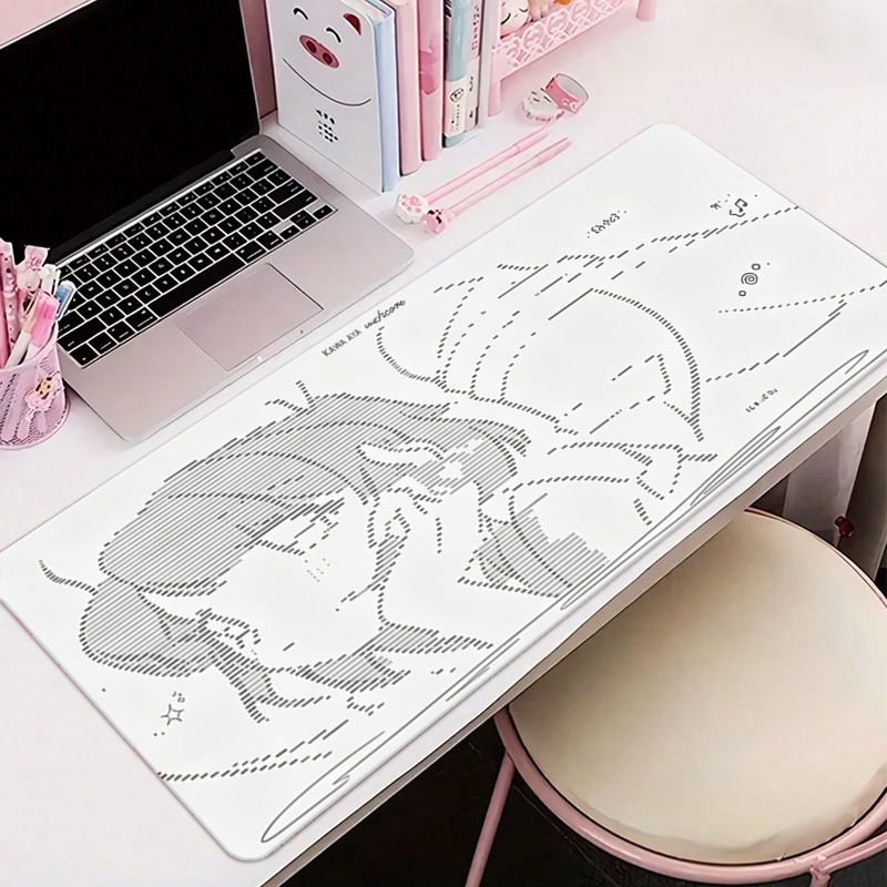 1Pcs Leather Mouse Pad Anime A - Home Office Keyboard And Mouse ulasan dan harga